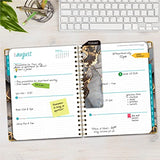 HARDCOVER Academic Year 2023-2024 Planner: (June 2023 Through July 2024) 8.5"x11" Daily Weekly Monthly Planner Yearly Agenda. Bookmark, Pocket Folder and Sticky Note Set (Black Gold Marble)
