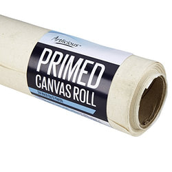 Artlicious - 24-Inch by 6-Yards Canvas Roll - Triple-Primed 100% Cotton Duck Canvas