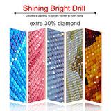 YCZO Diamond Painting Kits for Adults,DIY Diamond Art for Kids, Diamond Art Club, Full Drill Mandala Flower 5d Diamond Dots Home Wall Decor