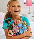 Barbie Dreamhouse Adventures Stacie Doll, Approx. 9-Inch, Blonde in Denim Shorts and Jacket, Gift for 3 to 7 Year Olds