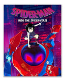 Spiderman Into The Spiderverse Movie Poster Prints - Set of 6 (8x10) Comic Movie Multiverse Marvel Wall Art Decor - Miles Morales - Spider-Gwen - Peter Parker - Spider-Ham - SP//dr - Noir