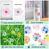 molshine 360pcs Various Flower Stickers-Plants Floral Series Decals for Scrapbook,Planner,Notebook,Envelopes,Decoration Greeting Cards,DIY,Laptops,Luggage,Bottles