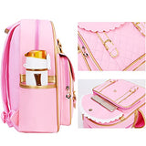 Children Princess Waterproof PU Backpack for Girls Elementary School Girl Bookbags