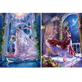 5D Diamond Painting Kits for Adults - 2 Pack Diamond Painting Full Round Drill Diamond Dotz DIY Crafts for Kids Diamond Art Kits with Acceriores Home Wall Room Decor Wedding Gifts