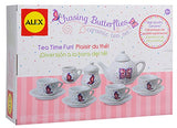 Alex Chasing Butterflies Ceramic Kids Tea Set, 13 Piece