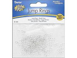 Darice JD Jump Ring 4mm Bright Silver 288pc