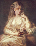 Artisoo Portrait of a Woman as a Vestal Virgin - Oil painting reproduction 30'' x 23'' - Angelica Kauffman