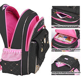 Backpack for Girls,Waterproof Kids Backpack Cute School Bag for Elementary Princess Bookbag