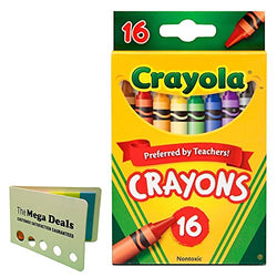 Crayola Classic Color Pack Crayons 16 ea (2 Pack) Includes 5 Color Flag Set