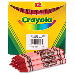 Crayola 520836038 Bulk Crayons 12/BX Red
