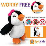 EpicKids Girl Penguin Plush - Stuffed Animal Toy - Suitable For Babies and Children - 5 inches