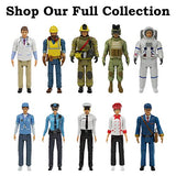 Beverly Hills Doll Collection Sweet Li’l Family Police Officer Dollhouse Figure - Action People Set, Pretend Play for Kids and Toddlers