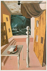 American Gift Services - Artist Rene Magritte Fine Art Poster Print of Painting The Difficult Crossing - 24x36