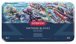 Derwent Inktense Ink Blocks, 36 Count (2301979)