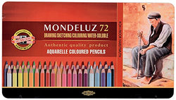 KOH-I-NOOR Mondeluz Aquarell Coloured Pencils (Set of 72)