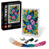 LEGO Art Floral Art 31207 Botanical Building Set; Wall Decor DIY Kit for Adults (2,870 Pieces)