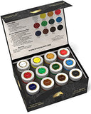 Acrylic Paint Set - 12 x 300ml Bottles - Heavy Body - Lightfast Paints - Artist Quality -