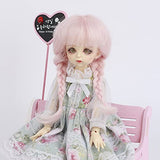 AIDOLLA BJD Doll Wig 1/6 SD Dolls 12 Inch Girls Gift Temperature Synthetic Fiber Long Curly Synthetic Hair