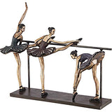 Dahlia Studios Stretching Ballerinas 11 3/4" High Figurine