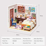 Rolife DIY Miniature Dollhouse Kit Kitchen Diorama Scale Model Gifts for Teens/Adults (Mrs Charlie's Dinning Room)