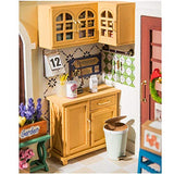 DIY Miniature Doll House with Furniture, Children Dollhouse Accessories Wooden Craft Kits Toy Best Birthdays Gifts for Boys and Girls (Jimmy's Studio) DiningRoom