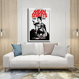 Mean Streets Classic Retro Old Movie 2 Canvas Poster Bedroom Decor Sports Landscape Office Room Decor Gift Unframe:16×24inch(40×60cm)