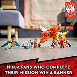 LEGO NINJAGO Kai’s Fire Dragon EVO 71762 Building Kit Featuring a Ninja Dragon Toy, NINJAGO Kai and Snake Figures; Toy Playset for Kids Aged 6+ (204 Pieces)