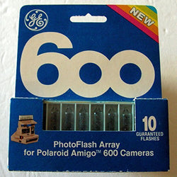 GE 600 POLAROID FLASH BAR / FLASH ARRAY for Polaroid 600 Amigo Cameras