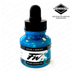 Daler Rowney - FW Artists Series - Liquid Acrylic Ink Bottle - Turquoise - 29.5ml