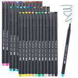 Riancy 36 Colors Journal Planner Pens,Fineliner Fine Point Pens, Sipa Pens,Porous Fineliner Planner Pens for taking notes and drawing,Art Supplies Bullet Journal Pens for Office and School.