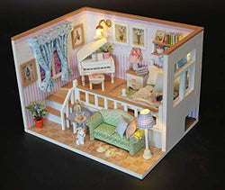 Monarca. Because of You. DIY Dollhouse Kit, – Mini House Making Kit with Miniature Dollhouse Accessories – Tiny House Building Kit – Ideal Doll House for Kids and Grown Ups