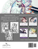 Fairy Companions - Grayscale Coloring Edition (Grayscale Coloring Books by Selina)