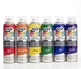 Tulip 37231 COLORSHOT Permanent Spray Paint for Fabric, Quick Dry, Dries Soft, Colorful, Rainbow