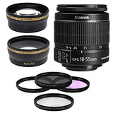 Canon EOS Rebel T5i 18MP DSLR Digital Camera & Canon EF-S 18-55mm f/3.5-5.6 IS STM Lens + Pro