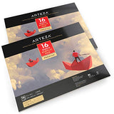 ARTEZA 11x14” Acrylic Pad, Pack of 2, 32 Sheets (246lb/400gsm), 16 Sheets Each, Glue Bound Artist