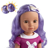 Adora Be Bright Doll, 14 inch Doll Lulu - Bunny, Hair Color Changes in The Sun, for Kids Age 3+