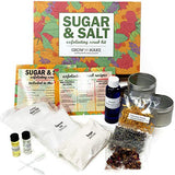 DIY Sugar & Salt Exfoliating Scrub Making Kit - Learn how to make skincare products at home with supplies from Grow and Make!