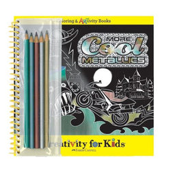 Creativity for Kids More Cool Metallics Artivity Book – Inspires and Develops Creativity and