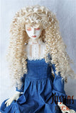 JD145 extraLong Wave Doll Wigs Synthetic Mohair BJD Hair (Blond, 8-9inch)