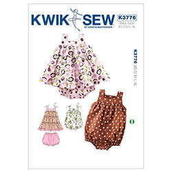 Kwik Sew K3776 Dress Sewing Pattern, Bloomers and Romper