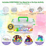 Amazon Exclusive Tie Dye Kit, Tie Dye Kits for Kids, Tie Dye Kits for Adults, All Inclusive, Super Easy to Use and Beginner Friendly - Just Add Water
