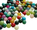 UnCommon Artistry Natural Gemstone Loose Bead Mix Round Beads 8mm (50pcs)