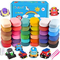 Modeling Clay Kit - 36 Colors Air Dry Ultra Light Foam Clay, Safe & Non-Toxic, Great Gift for Kids.
