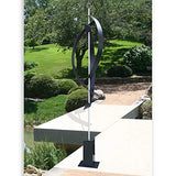 Statements2000 Black Large Metal Sculpture, 82" Indoor Outdoor Statue for Yard, Abstract Garden Art, Centinal by Jon Allen