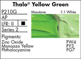 Grumbacher Pre-Tested Oil Paint, 37ml/1.25 Ounce, Thalo Yellow Green (P210G)