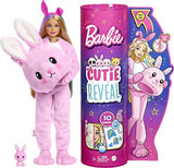 Barbie Cutie Reveal Dolls with Animal Plush Costume & 10 Surprises Including Mini Pet & Color Change, Gift for Kids 3 Years & Older