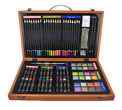 Strokes Art Supplies Deluxe Art Set for Drawing and Painting (80-Piece)