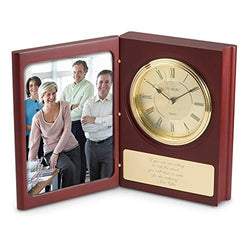 Things Remembered Personalized Large Book Clock with Engraving Included