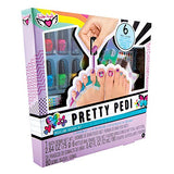 Fashion Angels Pretty Pedi Pedicure Kit for Girls - Kids Nail Spa Set with Nail Polish, Nail Stickers, Toe Separators, Nail File, and Bath Bombs, Nail Kit for Kids Ages 8 and Up
