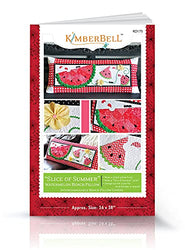 Kimberbell Slice of Summer Bench Pillows Sewing Pattern: Includes Directions, Unique Designs, Variety of Techniques, Creates a 16x38” Pillow, Made in USA